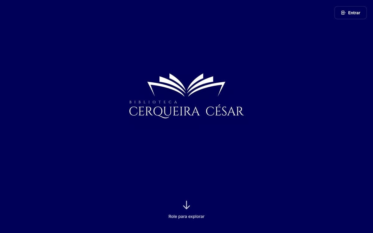 Preview do projeto Biblioteca CCSA